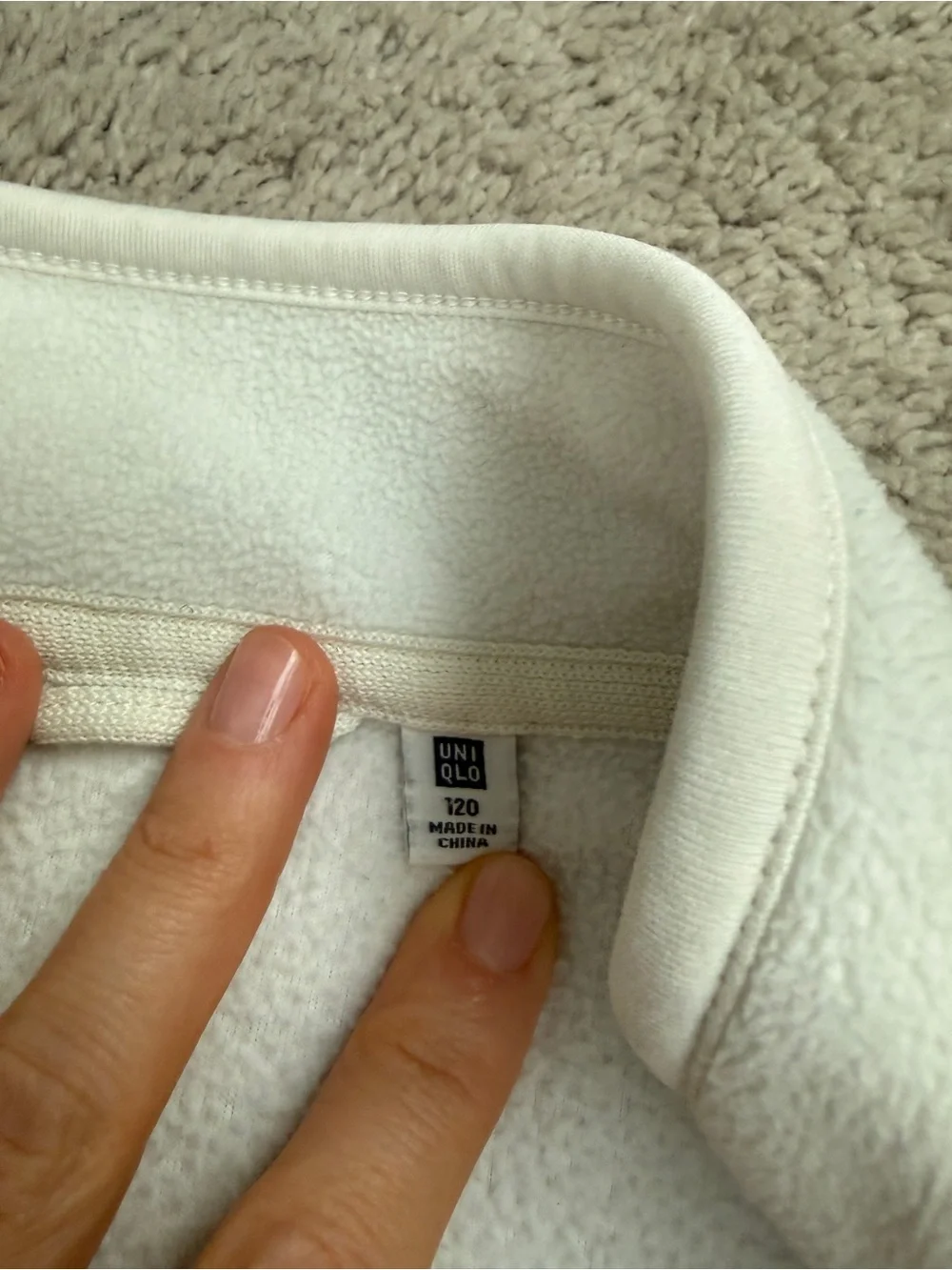 Uniqlo Kids Fleece Jacket – Size 120 (Fits 5–6Y)